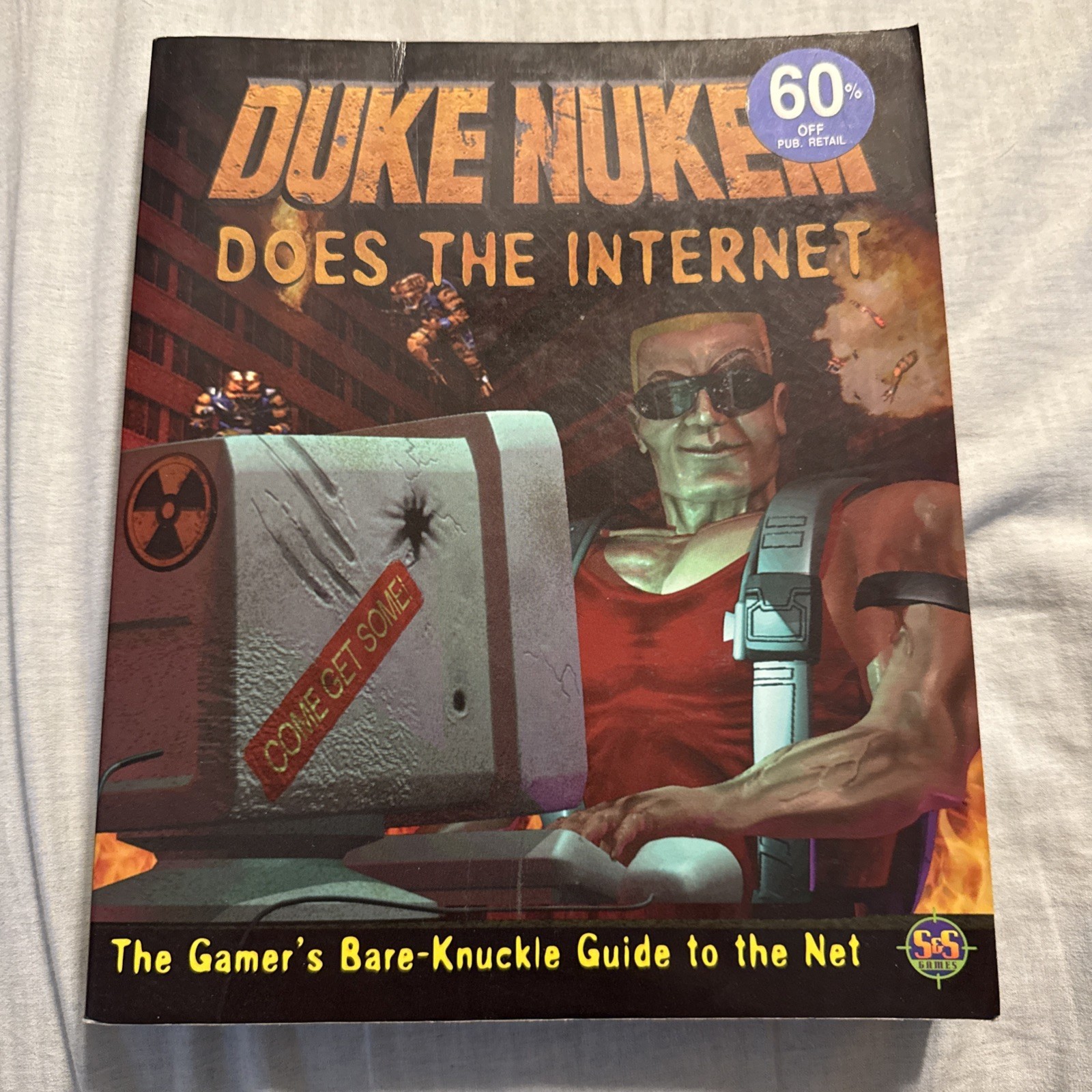 Duke Nukem Does The Internet EXTREMELY RARE COLLECTIBLE CLASSIC PC 1996