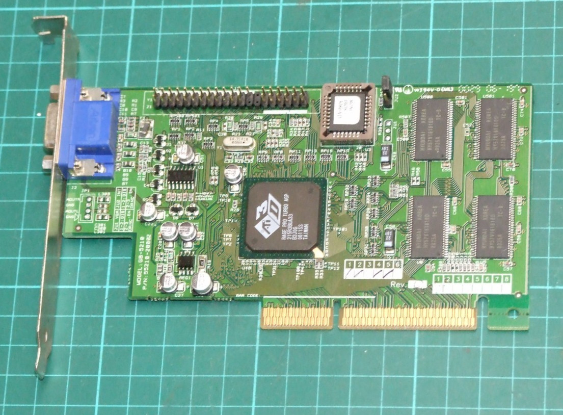 ATI 3D Rage Pro Turbo G8-5120 AGP VGA video card