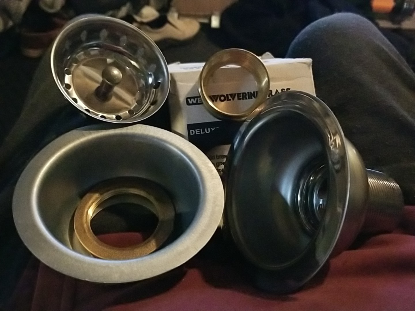 Wolverine Brass 52807 Deep Dish Basket Strainer USA 