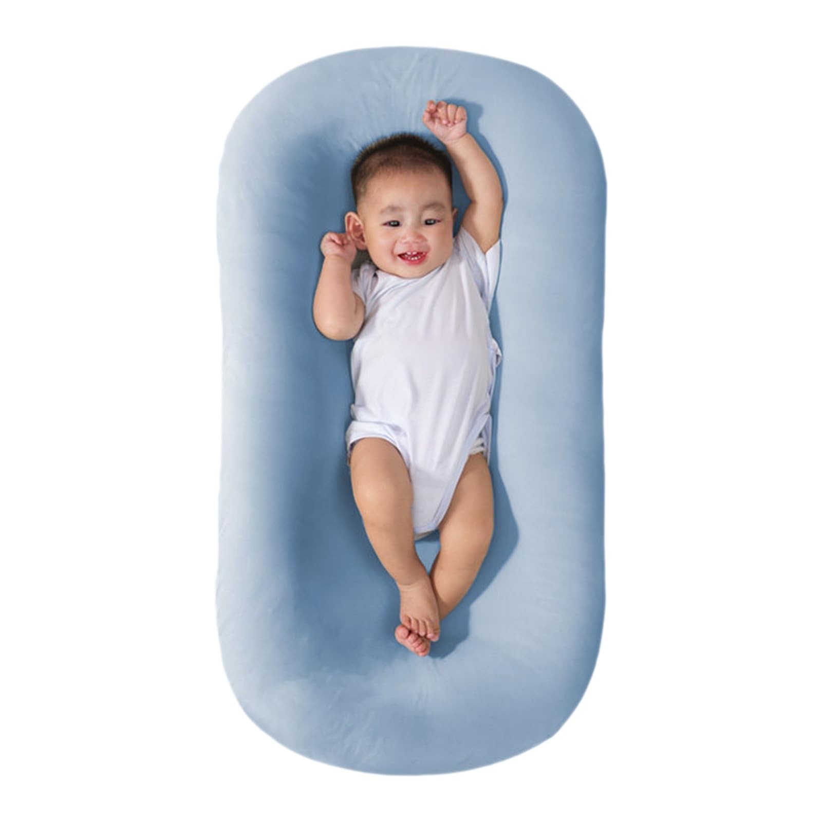 Baby Lounger, Baby Lounger for Newborn, Soft Breathable Washable Infant Loung...