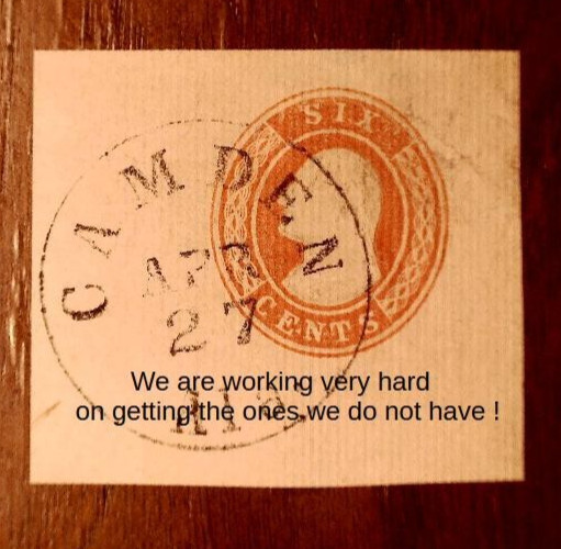 JM: UNITED STATES CUT SQUARES LISTING, SECTION 2, U74 - U107, PICK & CHOOSE