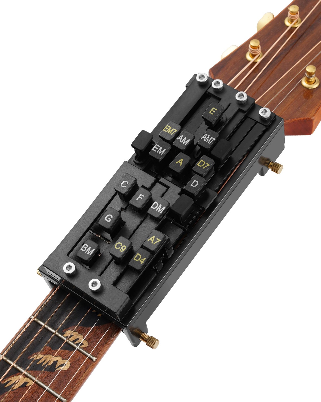 Portable Guitar Chord Presser, Black 