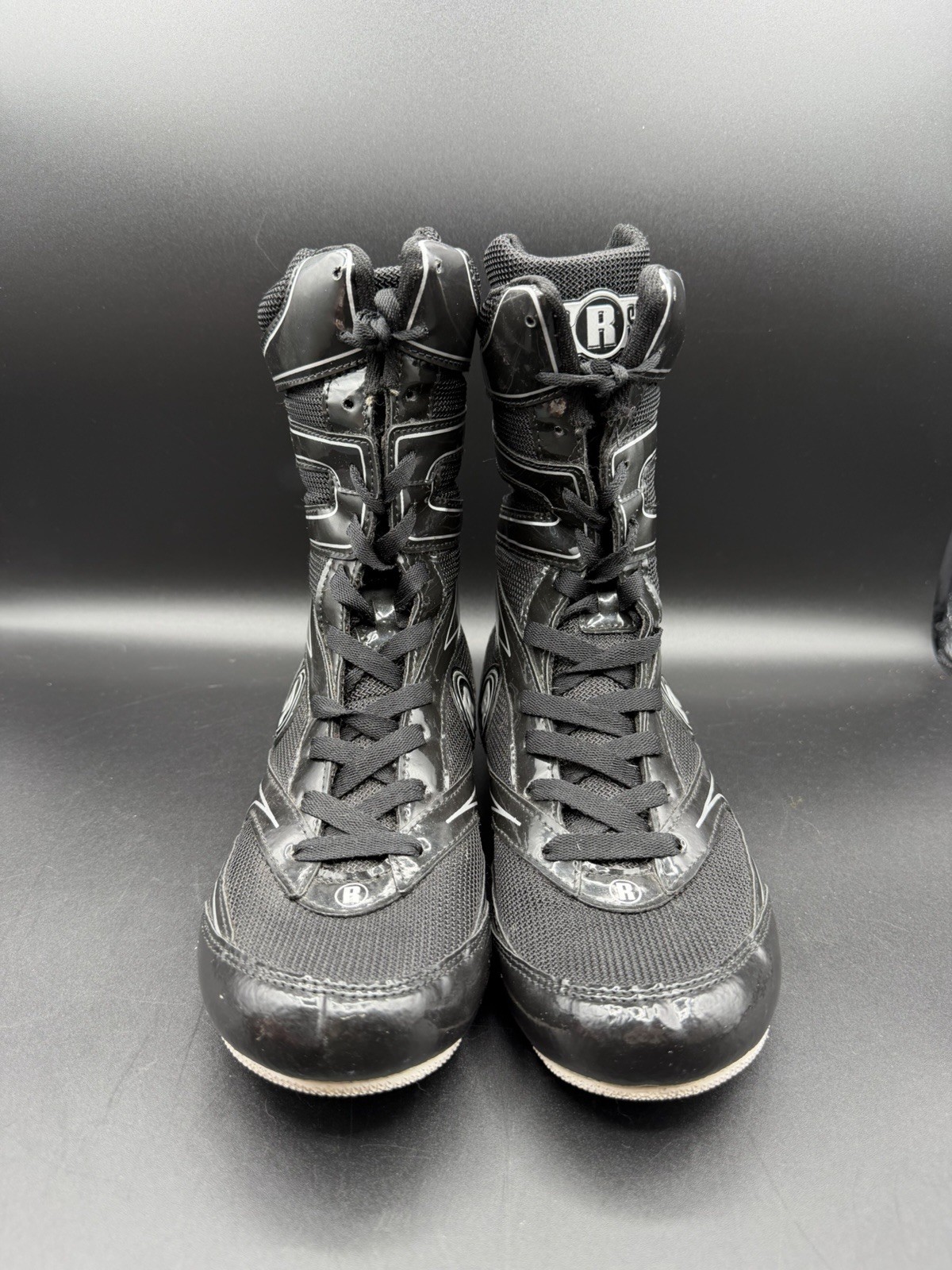 Ringside Black Boxing Shoes Adult Unisex for Boxing US Size 7 EU 40