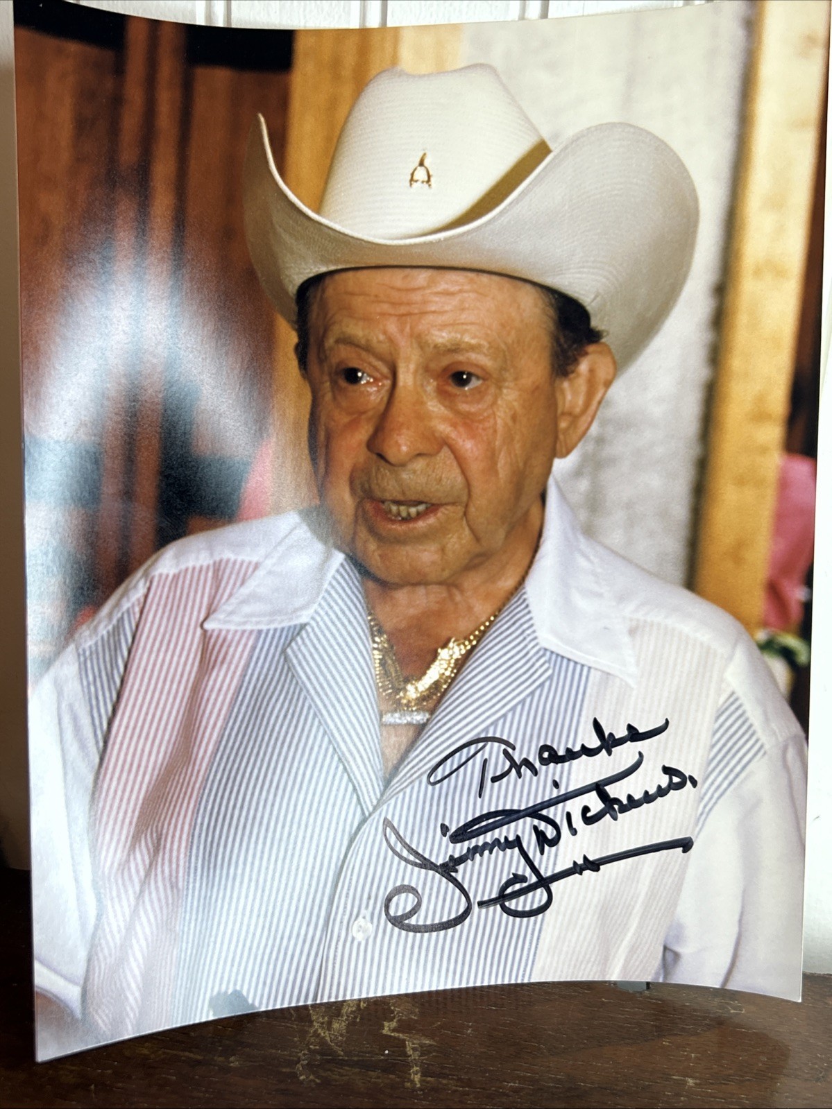 Little Jimmy Dickens Country Music Legend Signed Autographed 8x10 Photo
