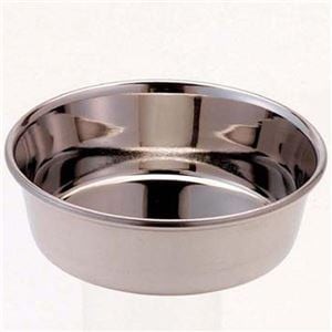 Bulk: DoggyMan Stainless Steel Dog Dish (Plate Type) SS, 12 Sets (Wholesale)