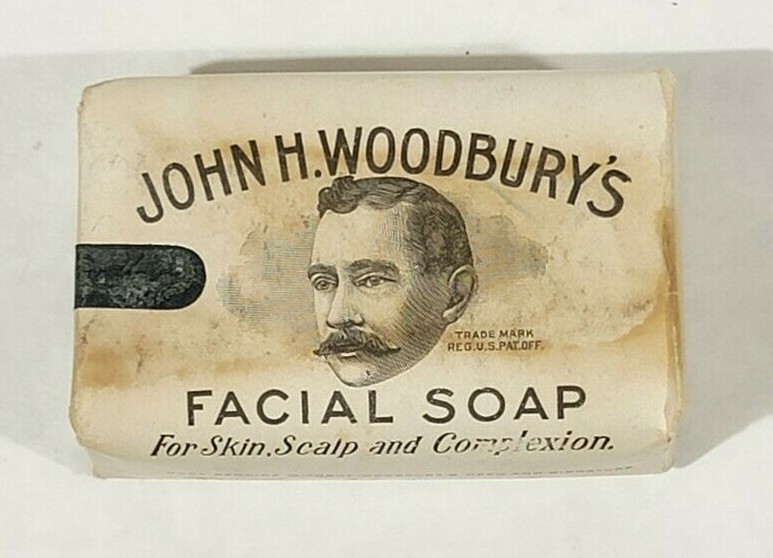 Antique John H Woodbury's Facial Soap Original Packaging