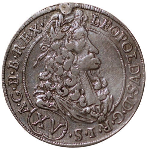 Leopold I 15 Kreuzers County of Tyrol 1694 (P-574)