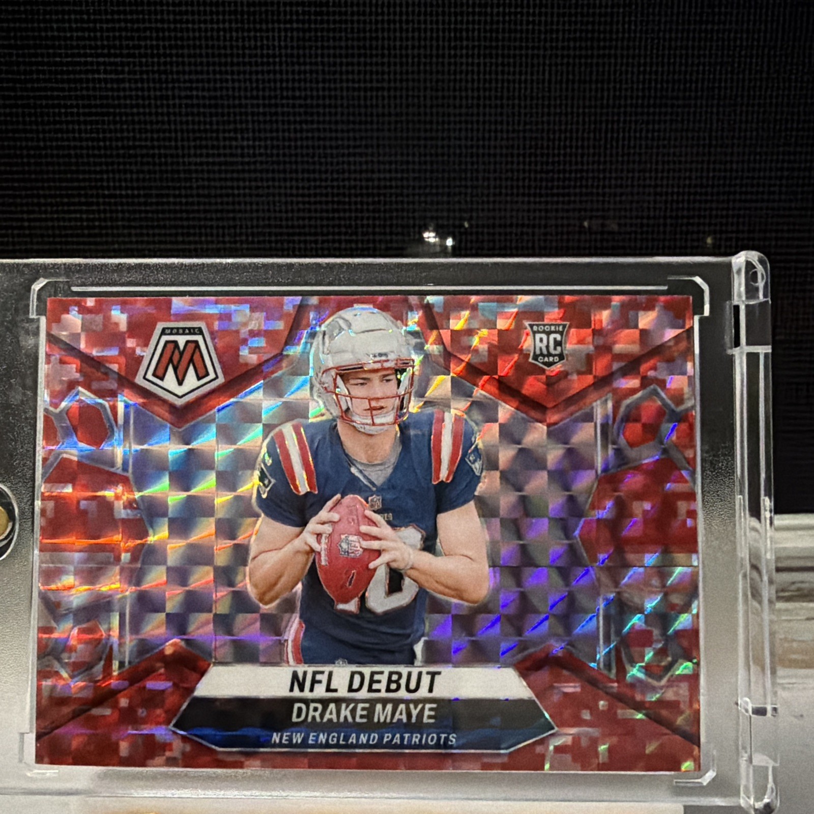 Drake Maye Rc Lot Holo Optic Red Mosaic Cameo Green Prizm Select Red Blue Rc