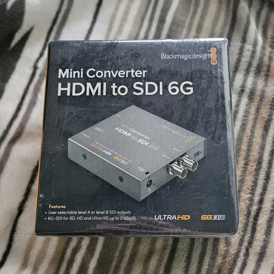 Blackmagic Design Mini Converter HDMI to SDI 6G, UHD/HD/SD, NTSC/PAL/SECAM