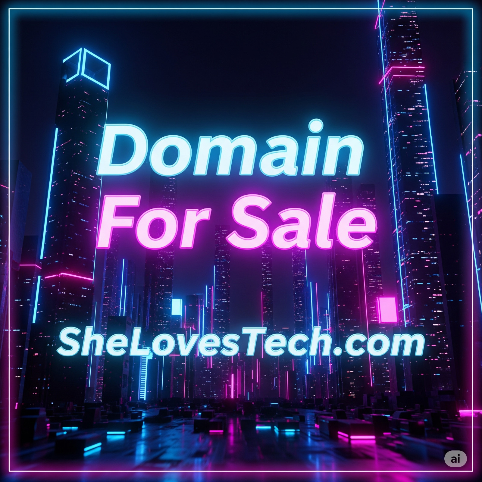 SheLovesTech.com Domain For Sale. Premium Domain In Technology Field