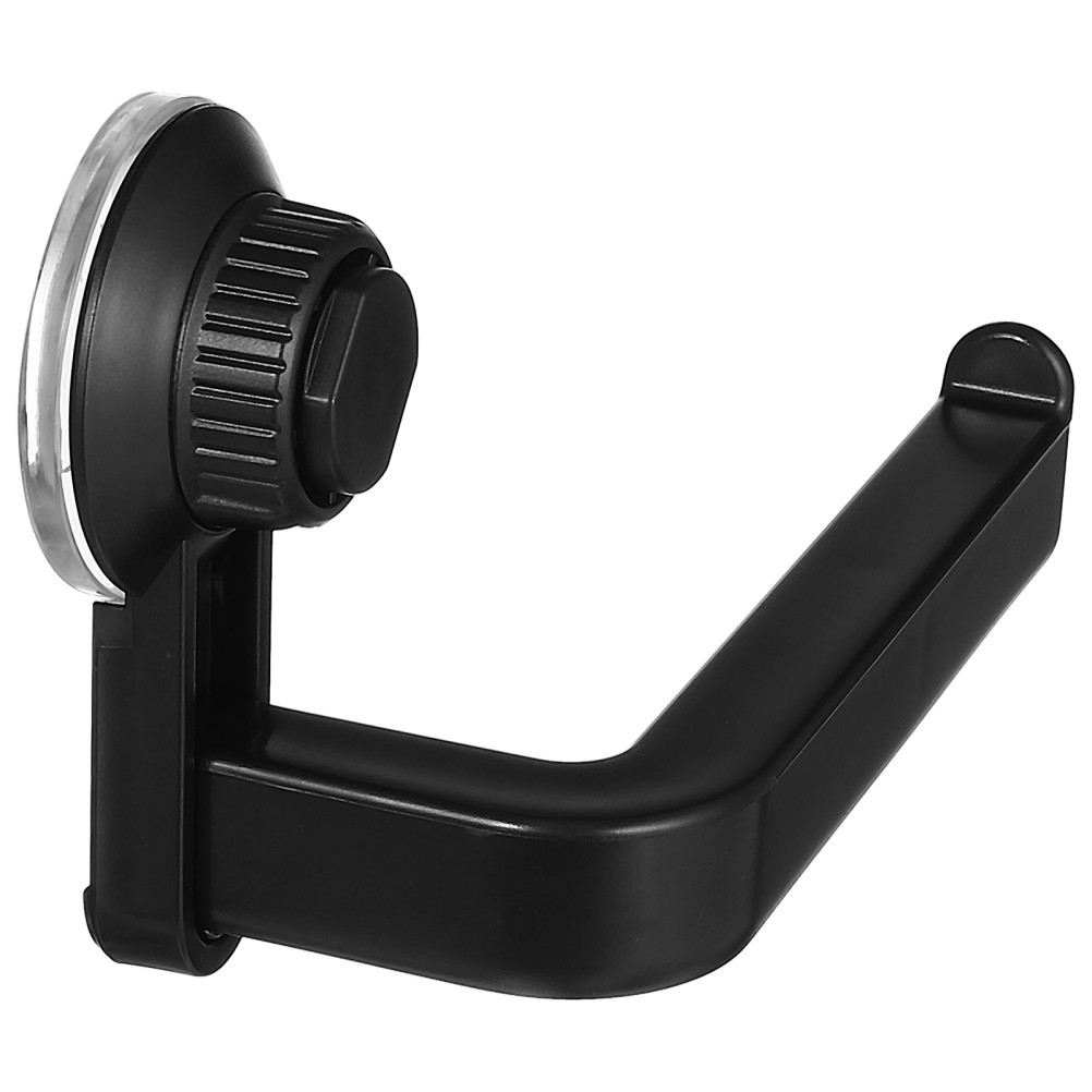  Jumbo Roll Toilet Paper Holder Black Wall Suction Cup Bathroom Tissue