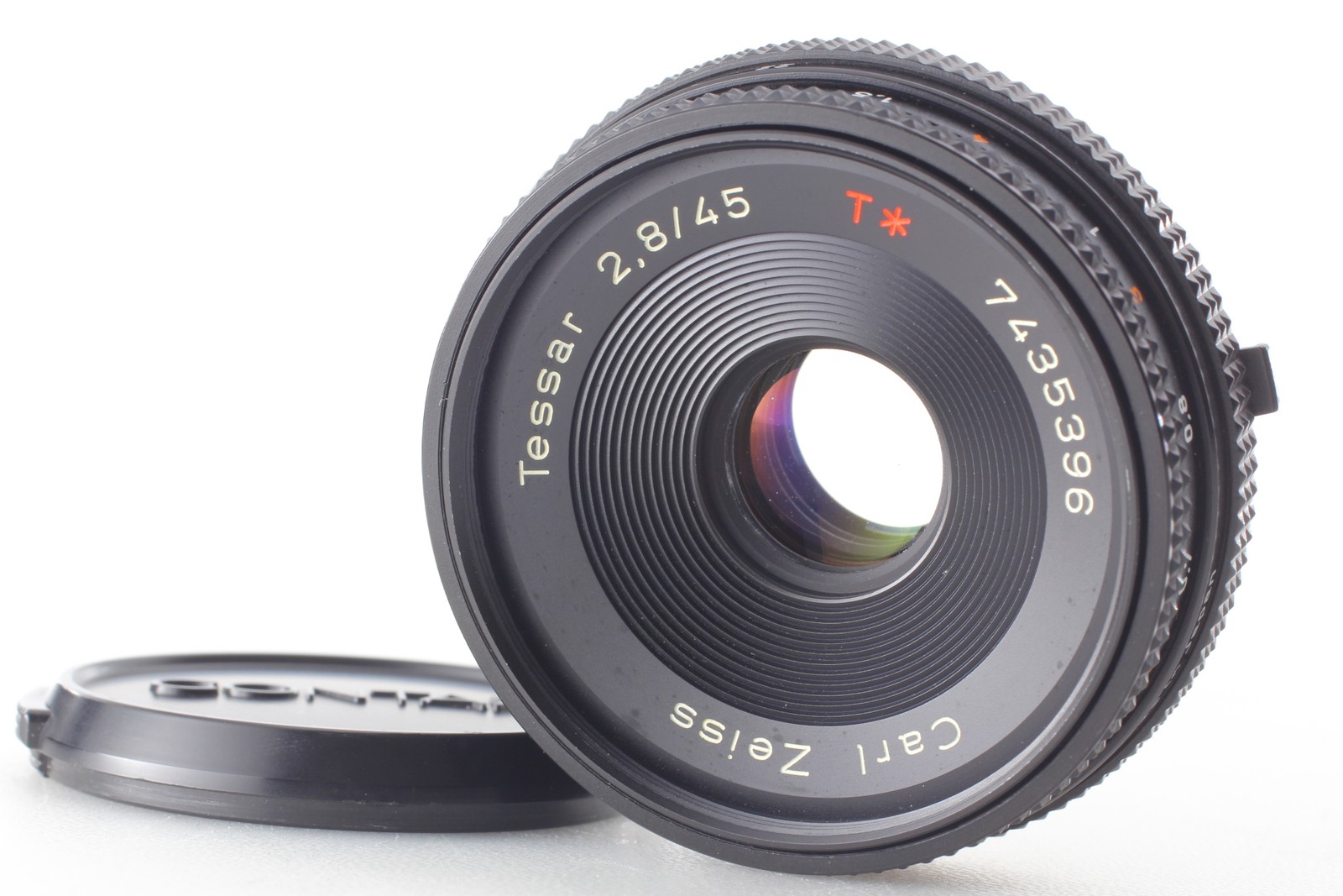 [N MINT] Contax Carl Zeiss Tessar T* 45mm F/2.8 MMJ MF Lens C/Y Mount from JAPAN