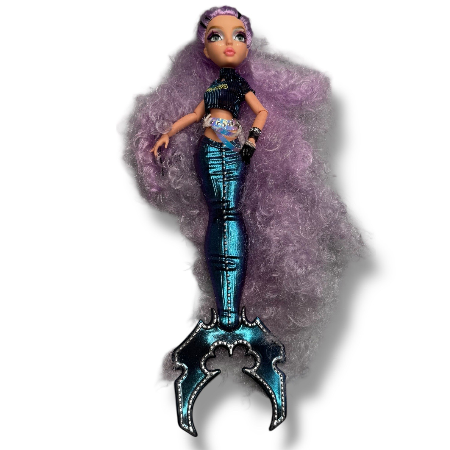 Mermaze Mermaidz Riviera Mermaid Fashion Doll Purple Hair Blue Tail