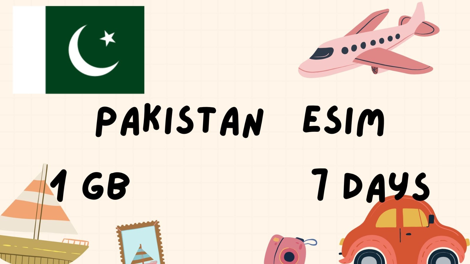 Pakistan – 1GB Data | 7 Days | Best Value for Travelers | Openmobile