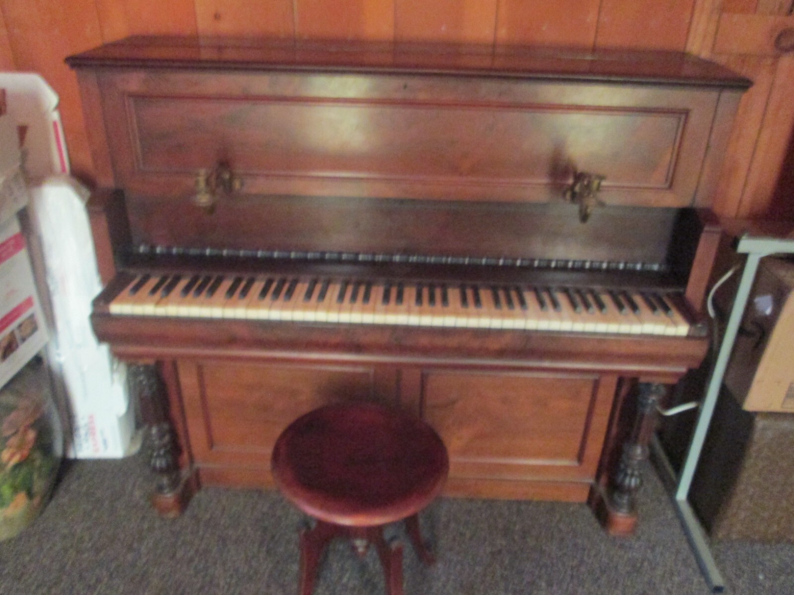 antique piano