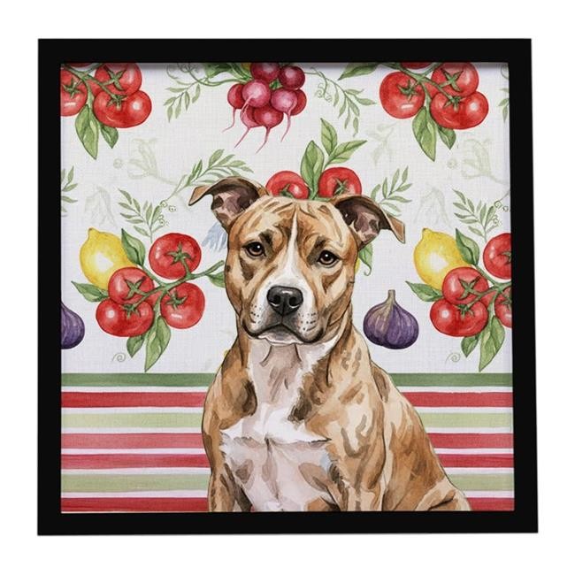 Carolines Treasures WDK8083MFP88 Unisex Brindle American Staffordshire Terrie...