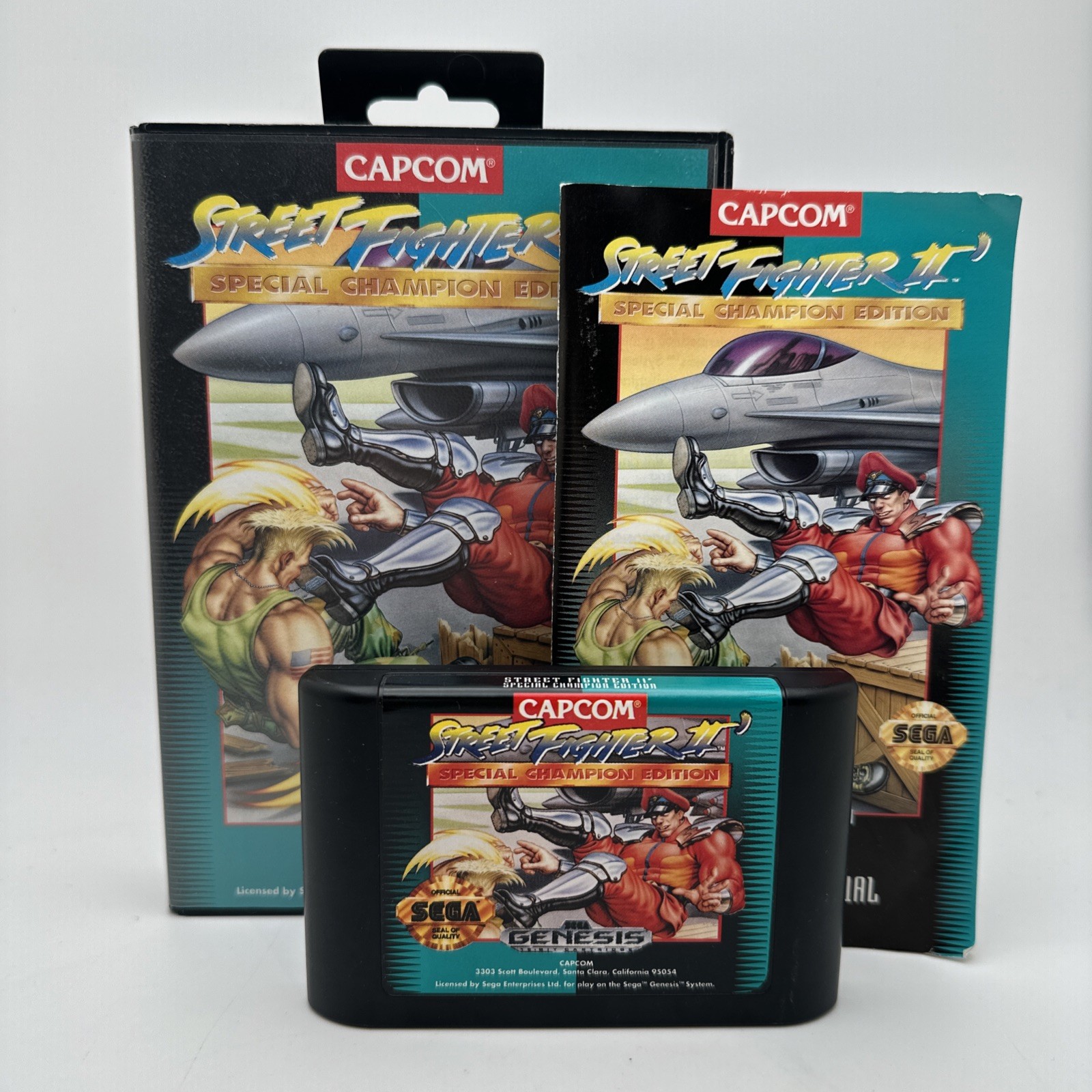 Street Fighter II: Special Champion Edition Sega Genesis CIB Tested Authentic