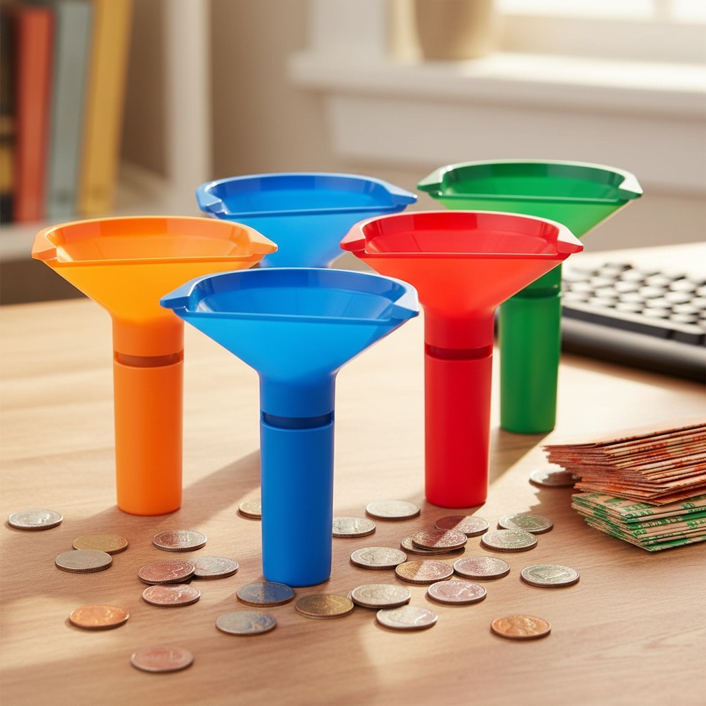 High-Quality Coin Storage Tubes - 4 Colors and 100 Wrappers for Organized Coins