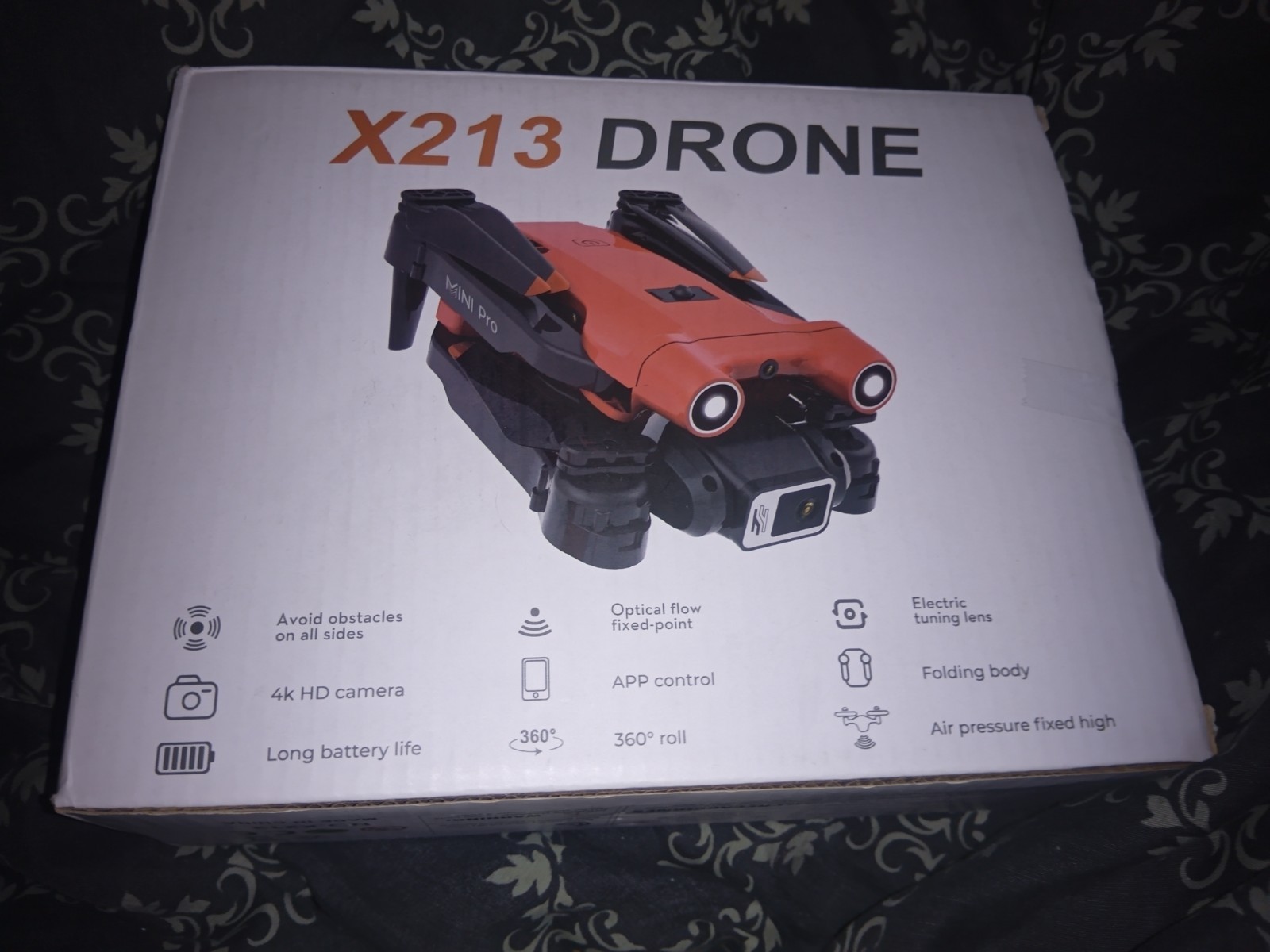 MINI Pro X213 Drone 4K HD Camera Obstacle Avoidance APP Control Folding Body