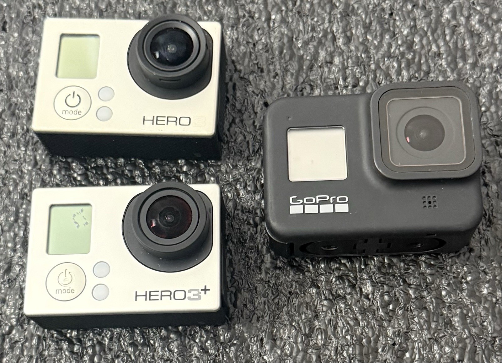 Lot Of 3 GoPro Cameras & Accessories (For Parts)