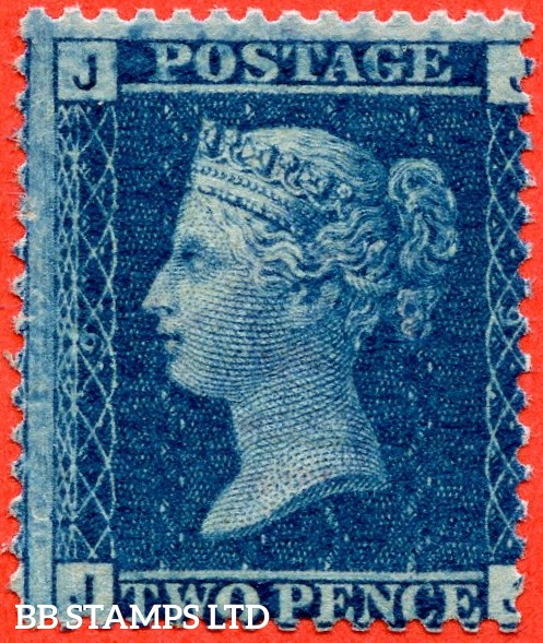 SG. 45. G2. " JJ ". 2d Blue. Plate 9. A very fine UNMOUNTED MINT example. B69689