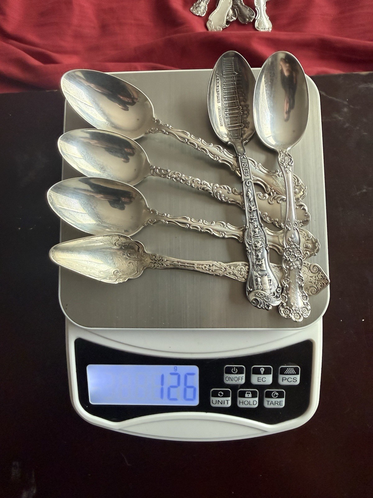 Scrap Or Resale Lot Sterling Silver Spoons 126 Grams Under Spot!  