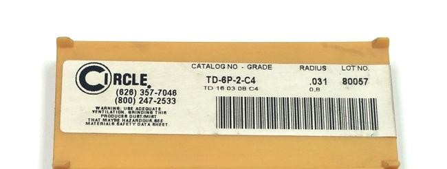 TD6P2 C4 Circle Machine 86187 (Pack of 10) TD 16 03 08 C4