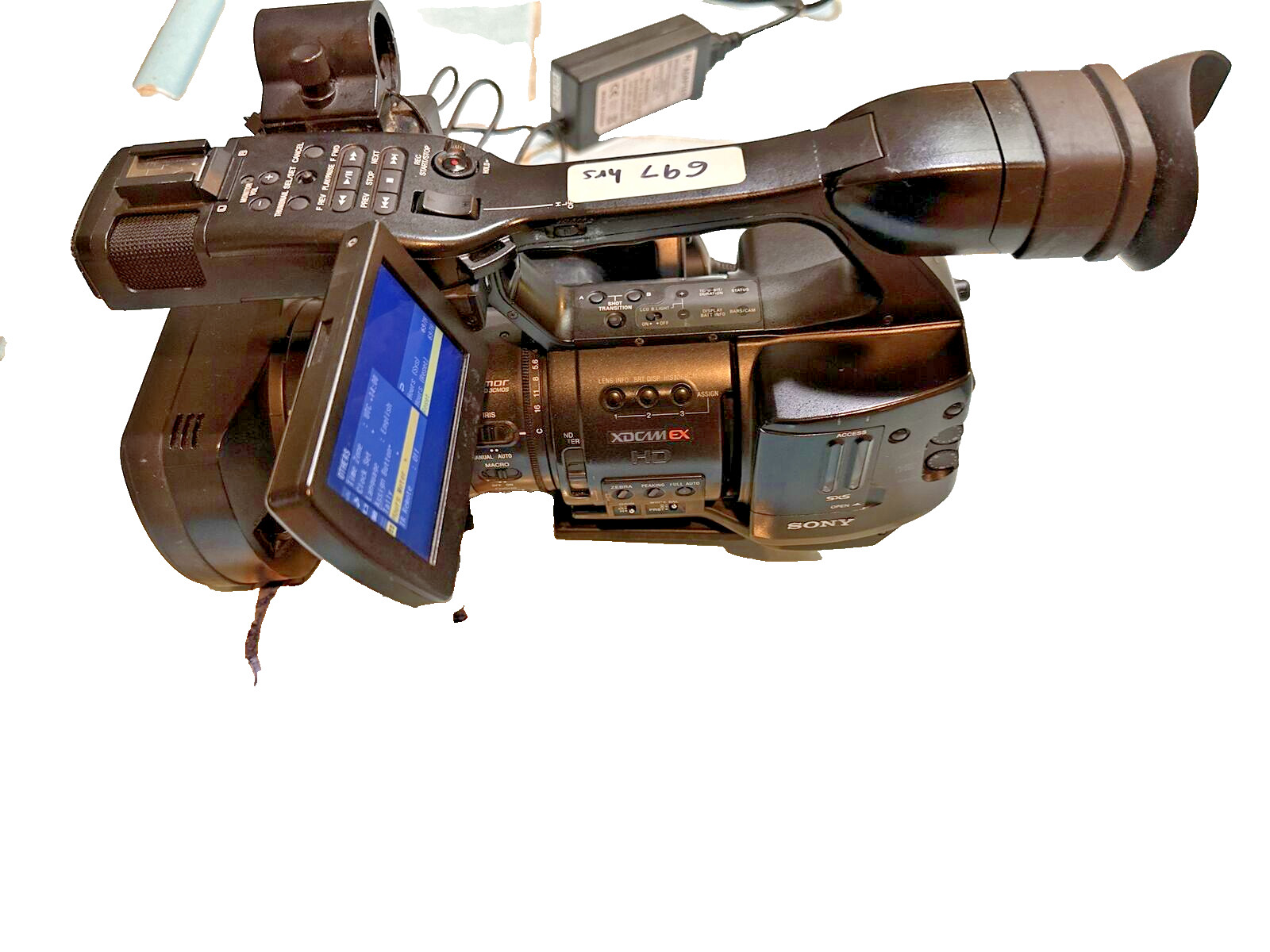 Sony PMW-EX1 XDCAM EX HD Camcorder w 697 Hours Tested Ships FREE