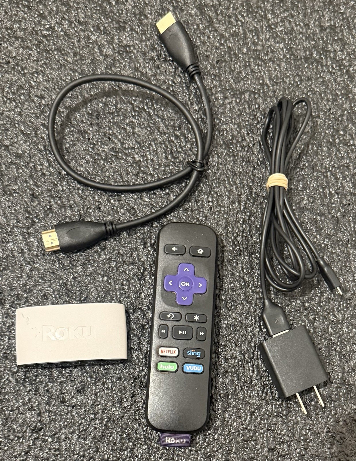 Roku Express 3930X HD Media Streamer w/ Power Supply, HDMI, & Remote White