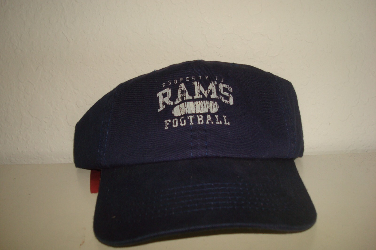 LOS ANGELES RAMS COLL   SZ STRAPBACK  DEADSTOCK HAT CAP VINTAGE A1