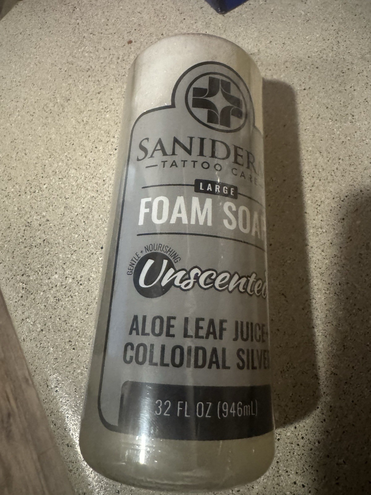 32oz Tattoo Soap with Antimicrobial Colloidal Silver & Aloe for Healing