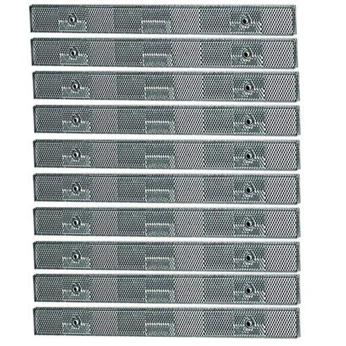 10 Pack of 12" Silver Automotive Reflector Strips  #41121 