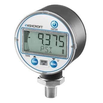 Ashcroft Digital Compound Gauge w/Backlight 30"Hg-100 psi