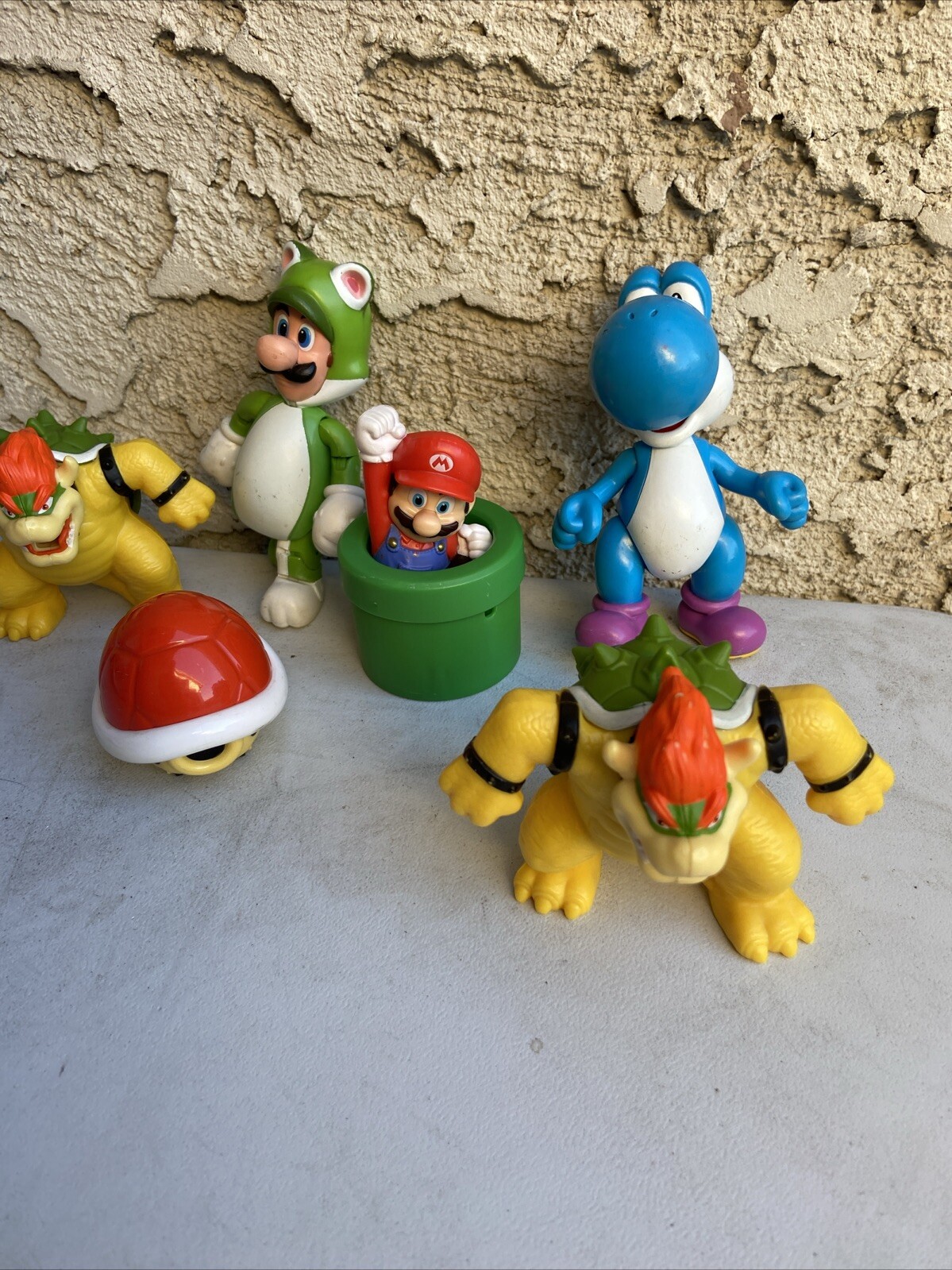 McDonalds Happy Meal Toy Super Mario Bros. Fire Breathing Bowser’s, Yoshi, Luigi