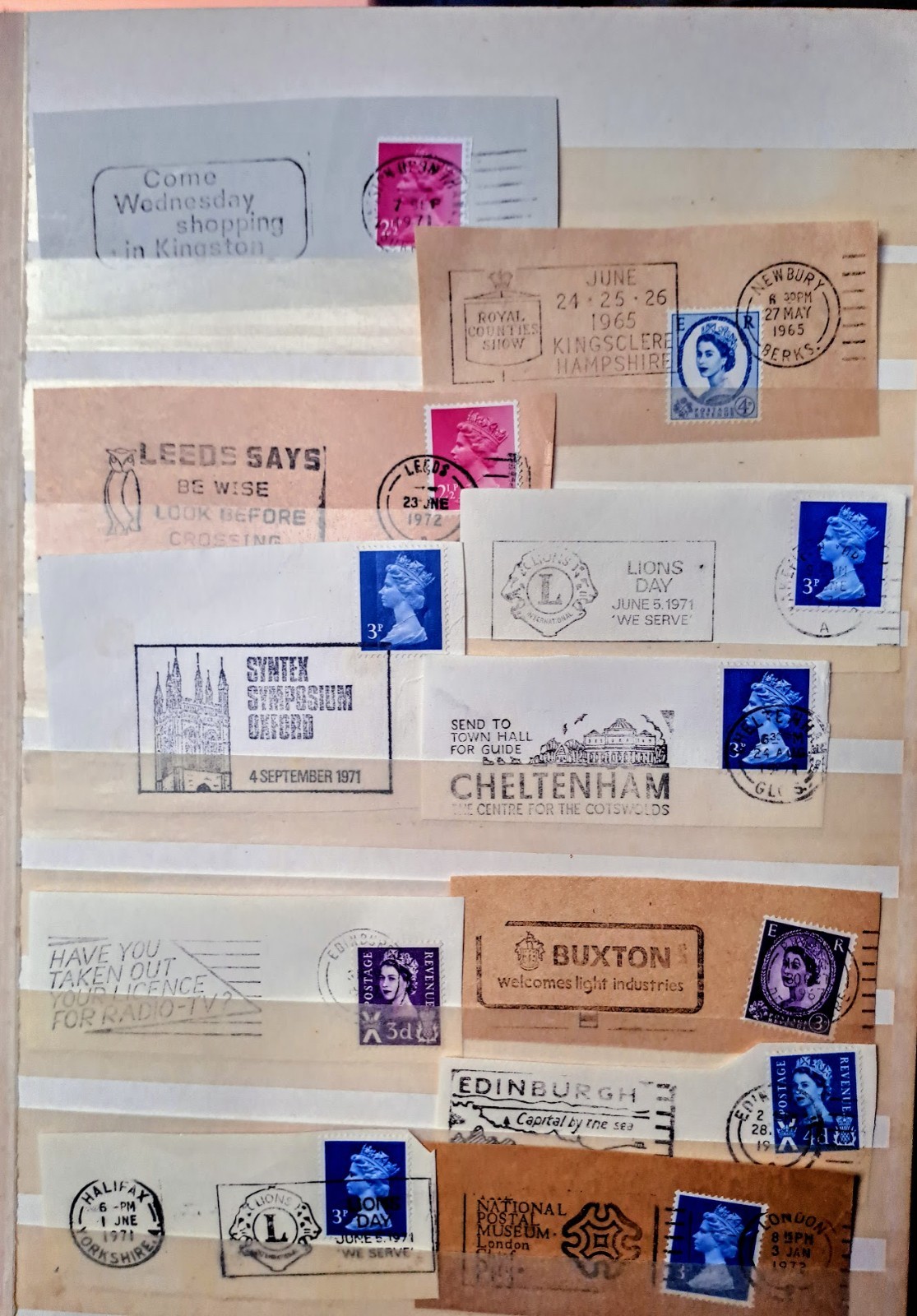 GB Vintage Postmarks Stamps  Postal History