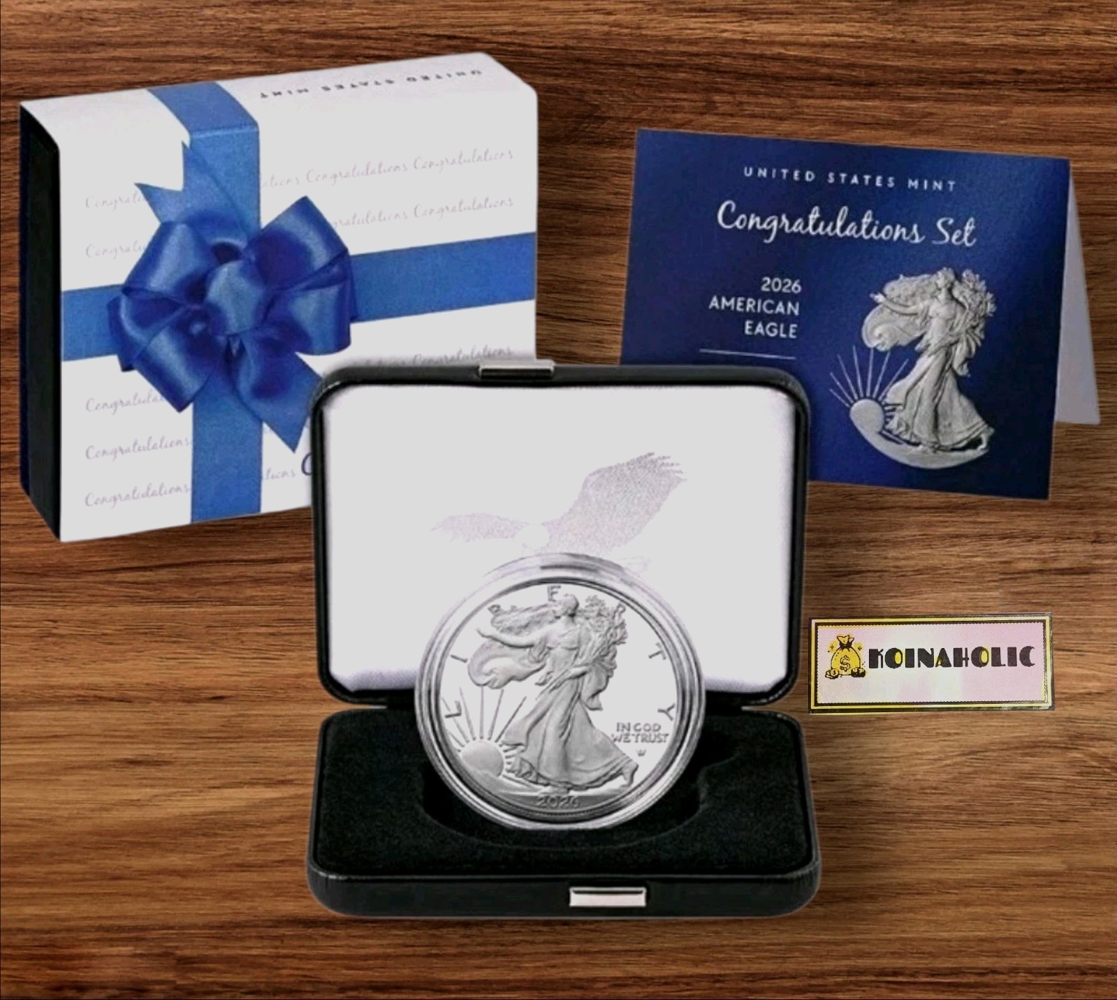 Congratulations Set 2026 P $1 American Eagle PHILADELHIA Mint In Hand ✋️ 👏 👌 