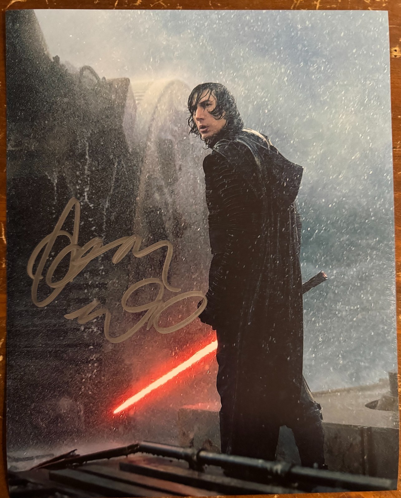 Adam Driver Star Wars Signed Autographed Signature 8x10 Matte Photograph COA