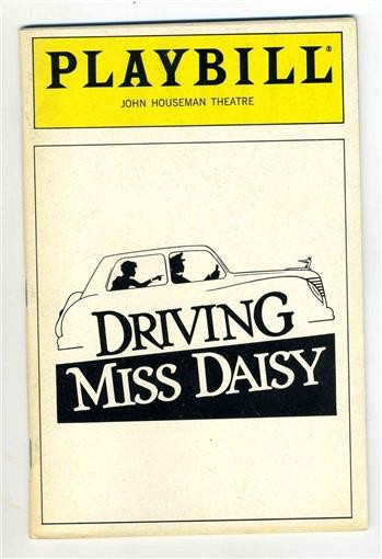 Playbill Driving Miss Daisy 1987 Morgan Freeman Dana Ivey 