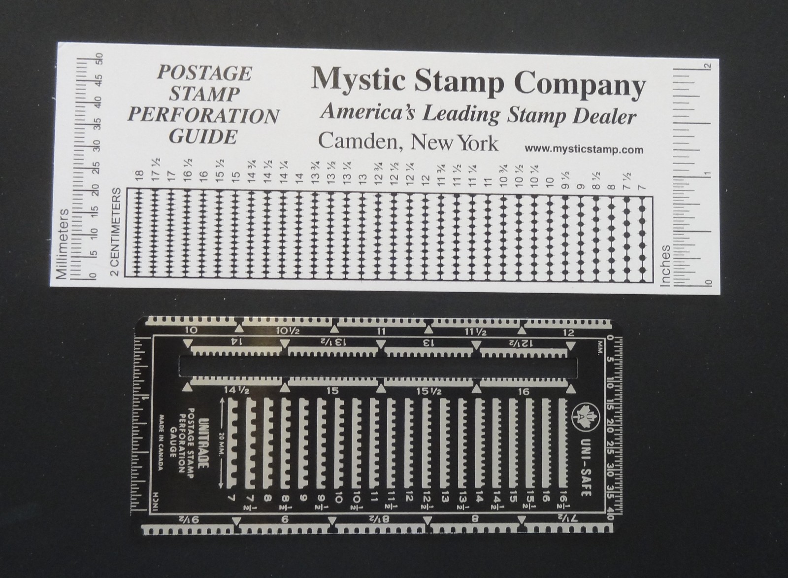Perforation Gauge - New in origina package (1107)
