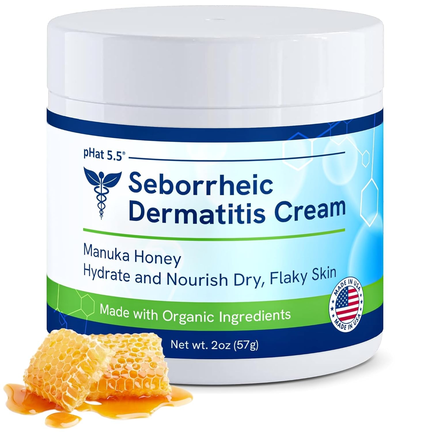 Seborrheic Dermatitis Moisturizing Cream 2oz Soothing Redness Relief