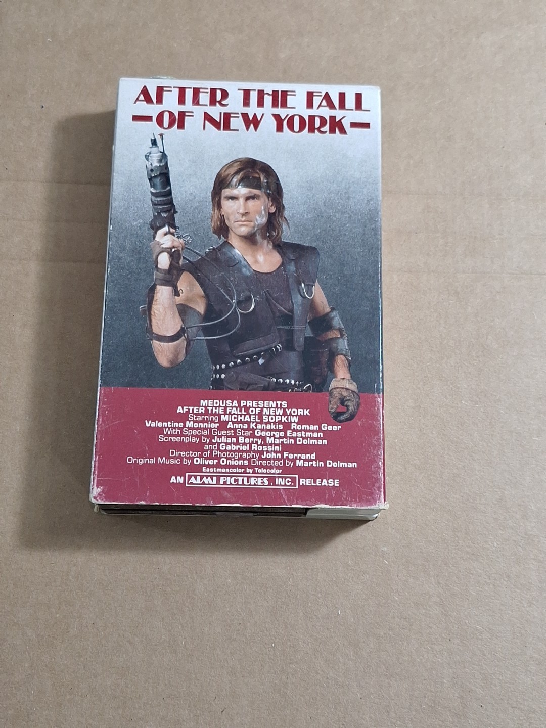 AFTER THE FALL OF NEW YORK- BETAMAX Not VHS Beta Post Apocalyptic Vestron 1985