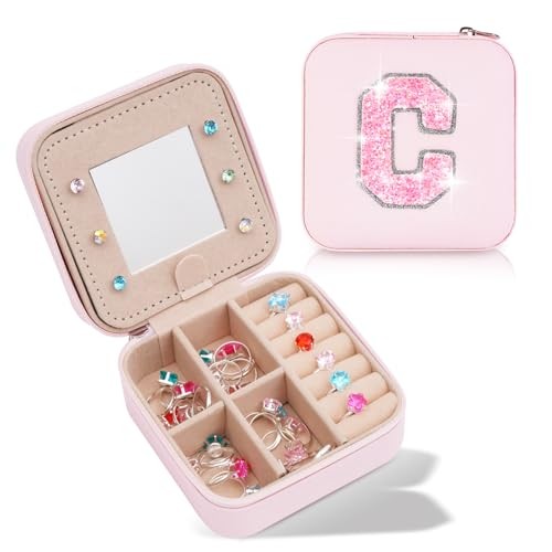 Jewelryase - Fashion Jewelry Box |ustomized Mother's Day Gift, Birthday Pink C