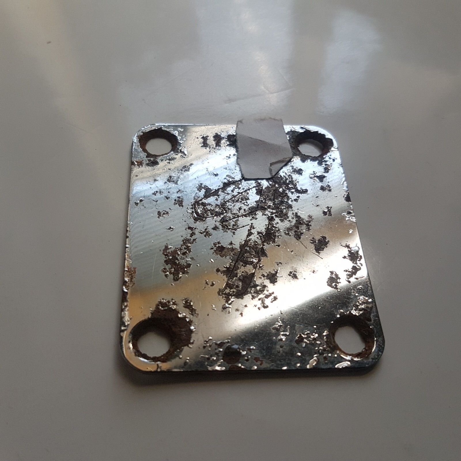 1966 FENDER JAZZ / PRECISION BASS NECK PLATE USA 