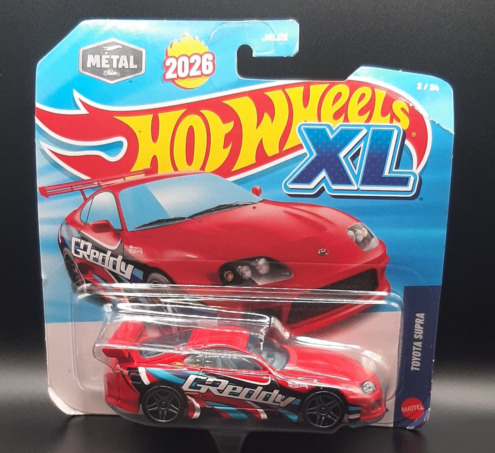 Hot Wheels XL Toyota Supra Greddy Red 1:43 Scale NEW ! 2026