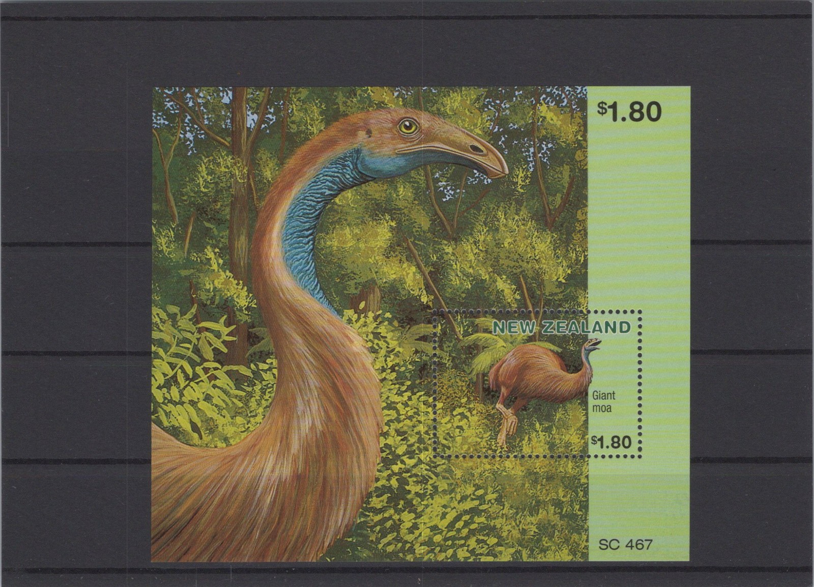 New Zealand 1996 Giant Moa XF Mint Never Hinged