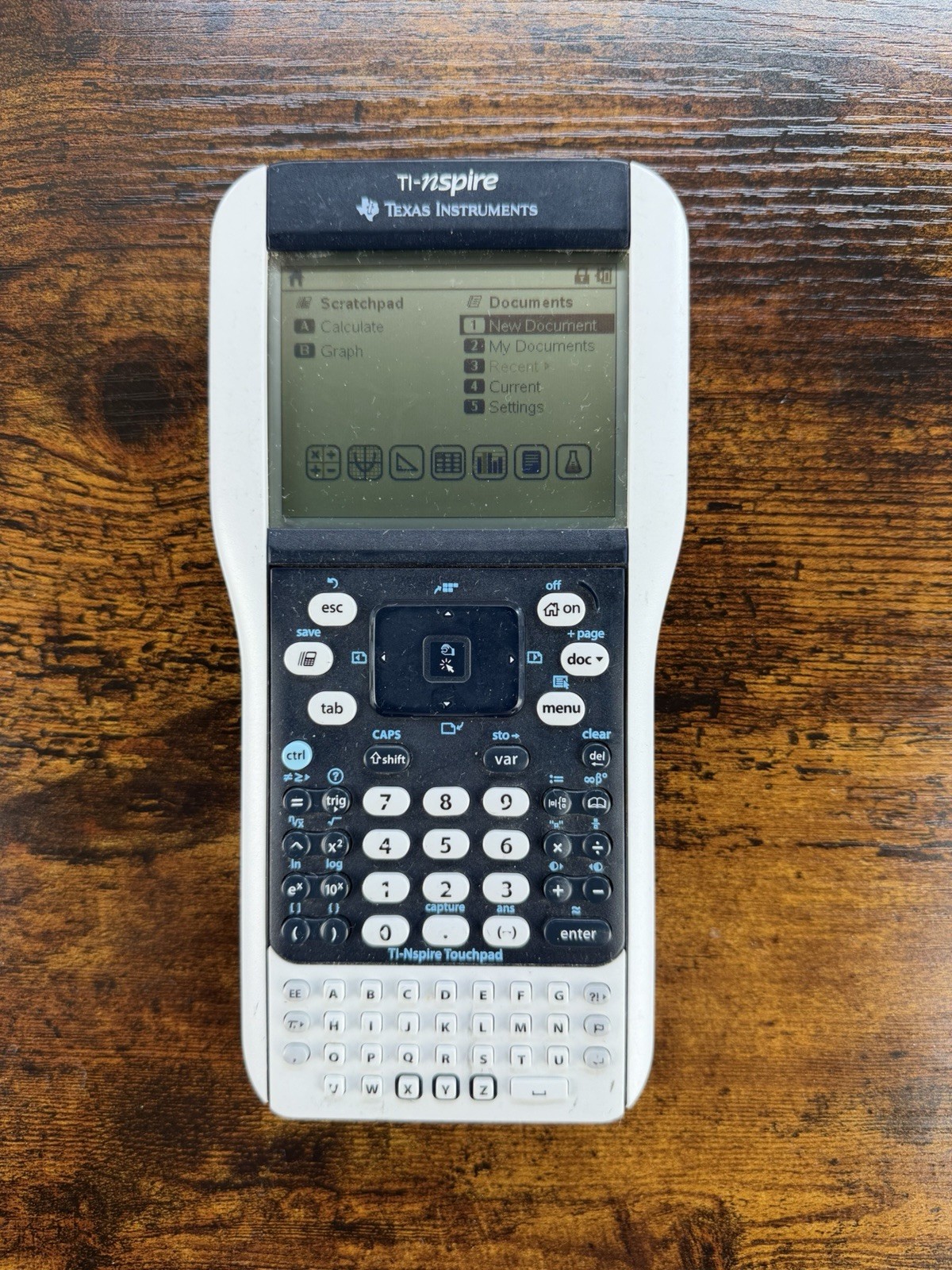 Texas Instruments TI-Nspire Touchpad Graphing Calculator w/ Charger Tested