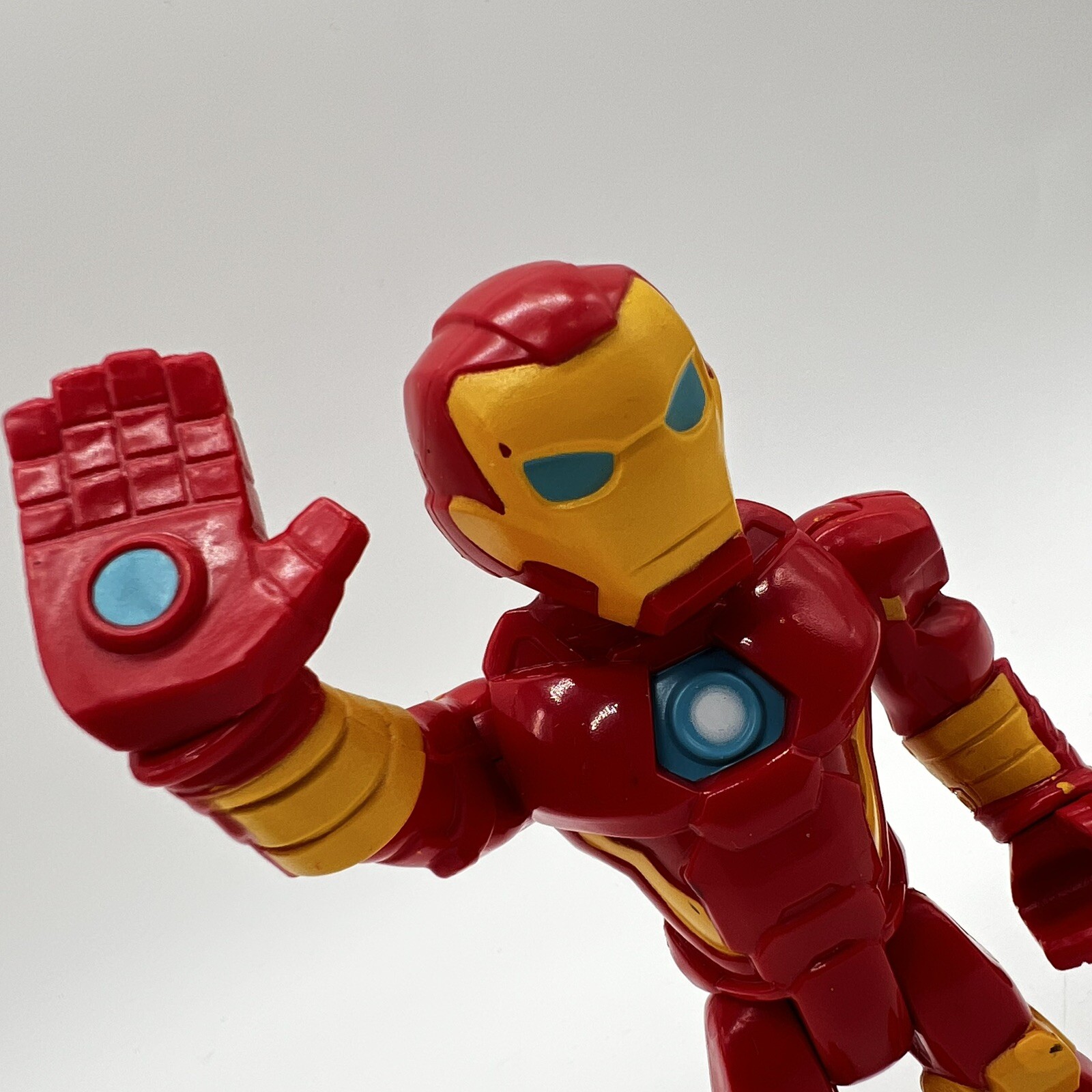 Hasbro Marvel Super Hero Adventures Iron Man Action Figure Playskool 5” Toy