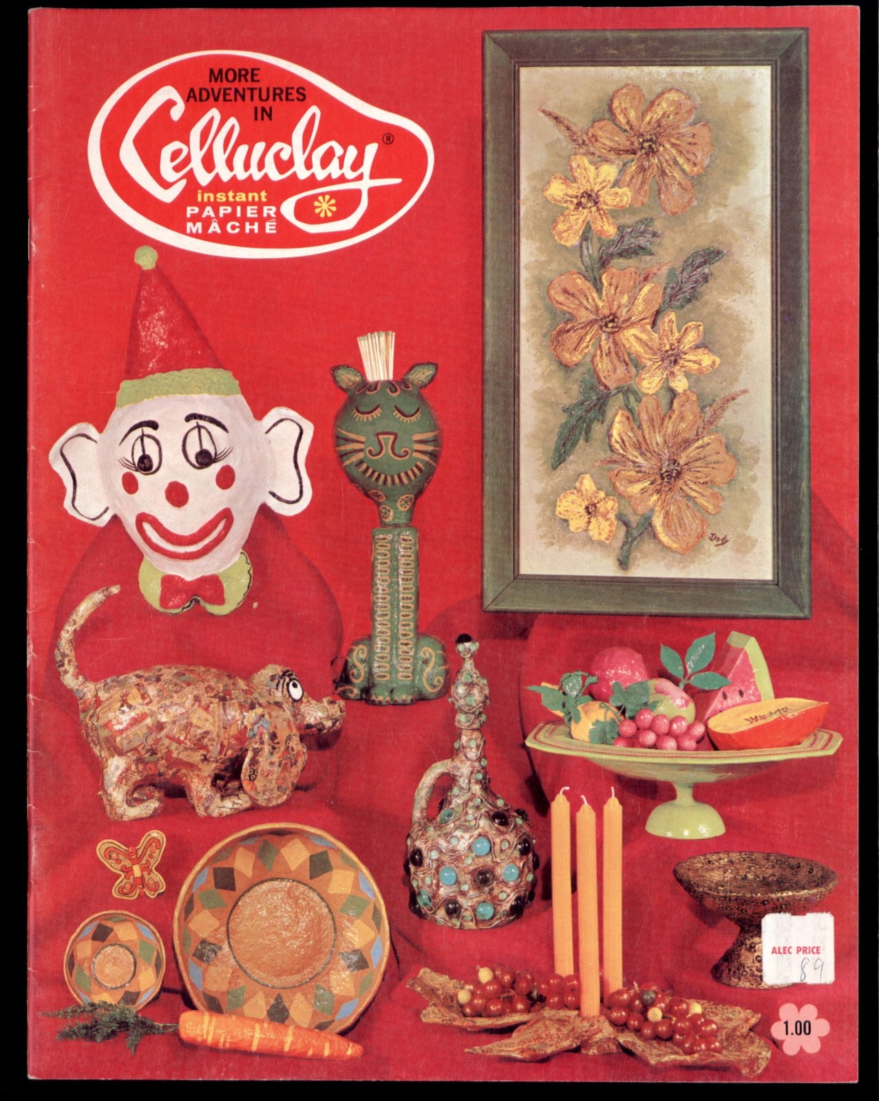 MORE ADVENTURES in CELLUCLAY by Dorothy Davenport * 1969 craft instructions