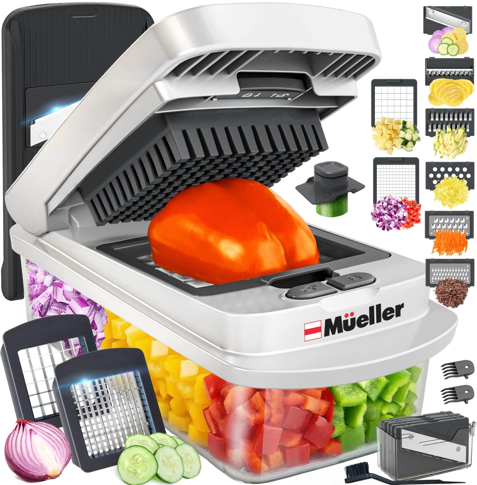 Mueller The Real Original Pro Chopper since 2013 Vegetable Chopper Mandoline