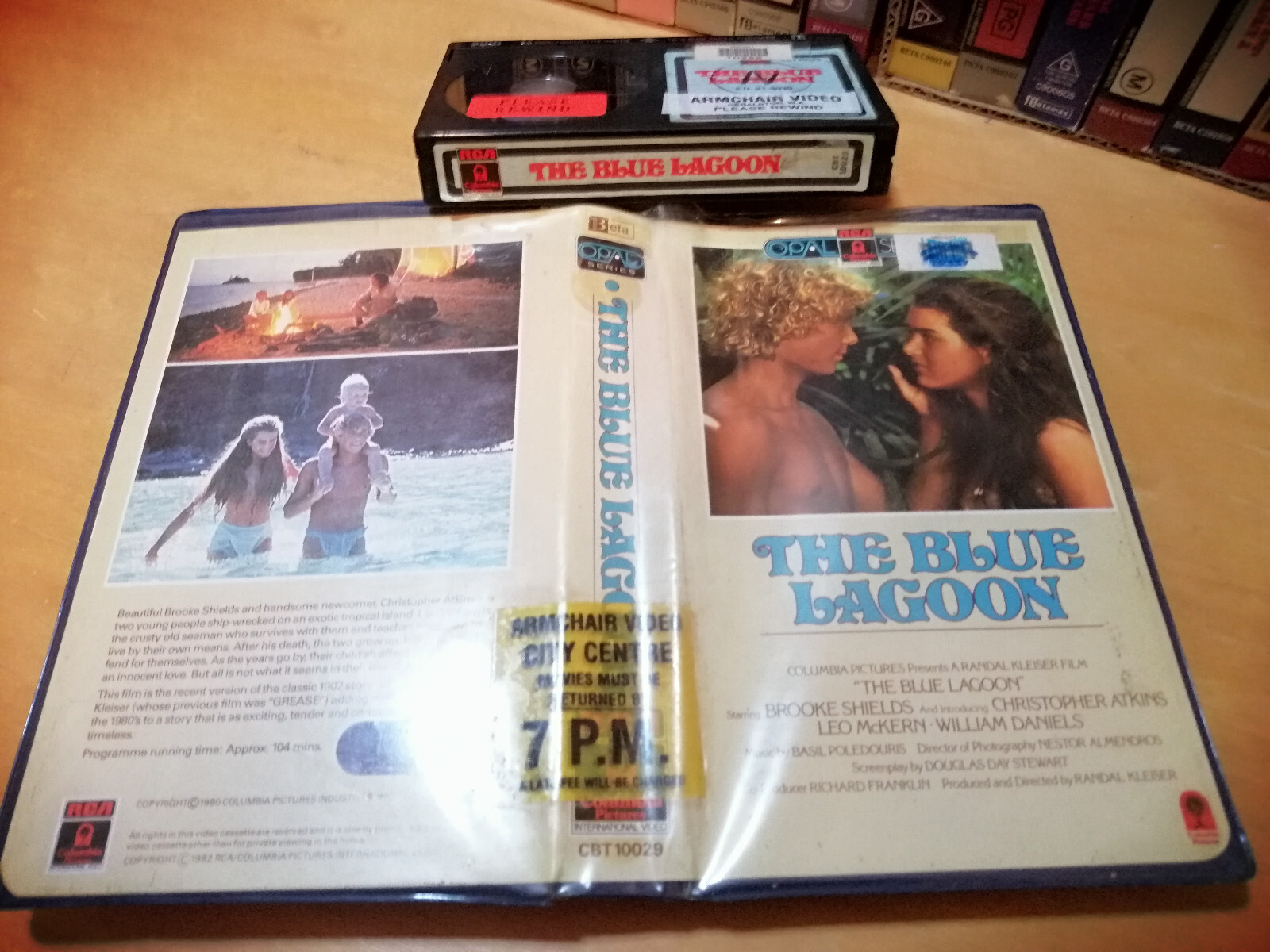 THE BLUE LAGOON (Brooke Shields) - 1980 RCA Opal Series BETAMAX -  DRAMA ROMANCE